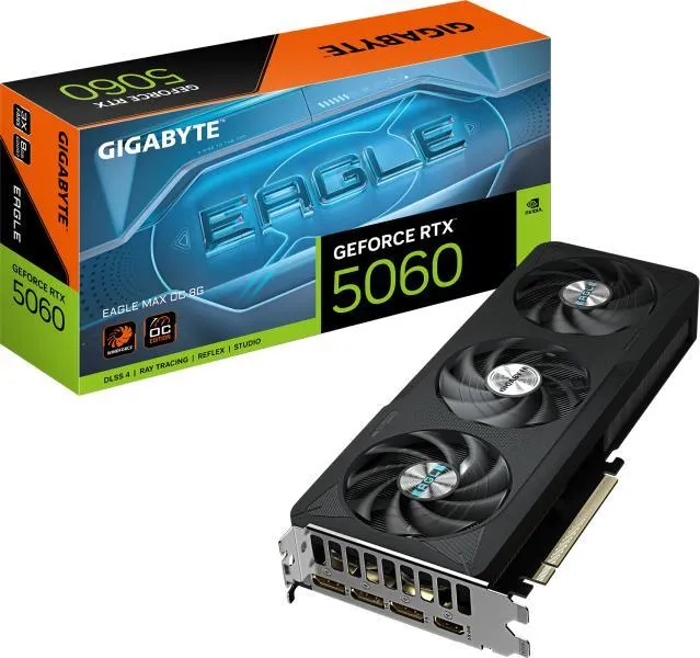 Gigabyte GeForce RTX 5060 EAGLE MAX OC 8G videokártya